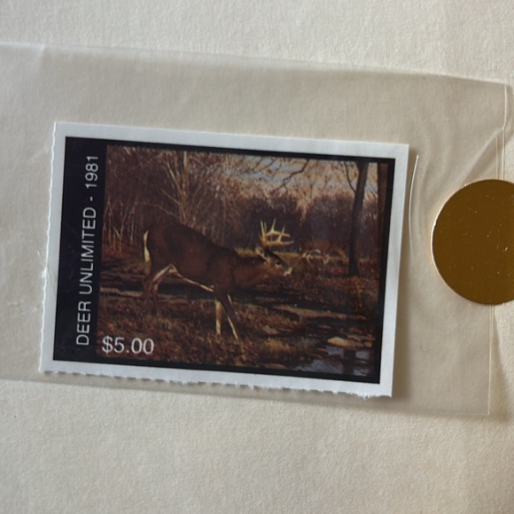 Lee Le Blanc 1981 Northern Woodland Whitetail Stamp, Print, Signed, Numbered - Picture 4 of 12